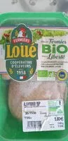 Mängden socker i 2 Cuisses de poulet fermier bio