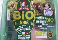 Mängden socker i Poulets fermiers bio Loué