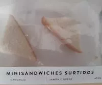 Mängden socker i Minisándwiches surtidos