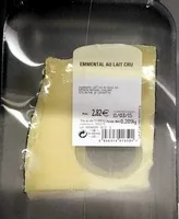 Mängden socker i Emmental au lait cru (32% MG)