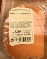 Mängden socker i Mimolette extra-vieille