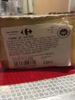 Mängden socker i Tomme de Savoie