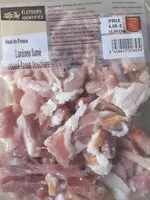 Mängden socker i Lardon fumé coupé façon bouchère