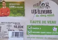 Mängden socker i Sauté de veau