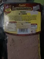 Mängden socker i Mousse de canard