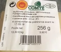 Mängden socker i Comte