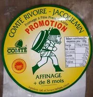 Mängden socker i Comté