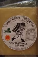 Mängden socker i Comté grand affinage + de 12 mois