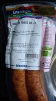 Mängden socker i Saucisses fumées bio