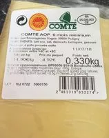 Mängden socker i Comté