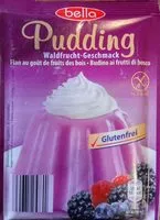 Mängden socker i Pudding z okusom gozdni sadeži