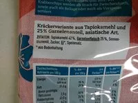 Mängden socker i Krabbenchips