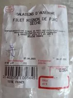 Mängden socker i Filet mignon de porc seche