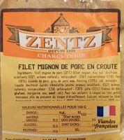 Mängden socker i Filet mignon de porc en croûte