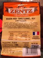 Mängden socker i Boudin noir aux chataignes