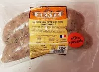 Mängden socker i Saucisse aux pommes de terre traditionnelle