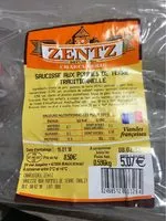 Mängden socker i Saucisse aux pommes de terre