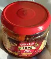 Mängden socker i Snack Fun.  Dips Hot Salsa