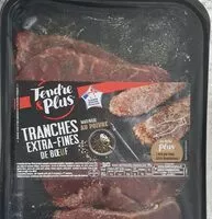 Mängden socker i Tranches extra-fines de bœuf au poivre