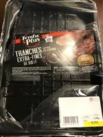 Mängden socker i Tranches extra-fines de bœuf au poivre