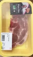 Mängden socker i Porc bio côte échine