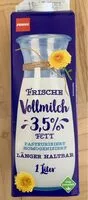 Mängden socker i Frische Vollmilch