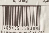 Mängden socker i Saumon fumé bio