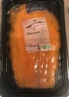 Mängden socker i Saumon fumé biologique