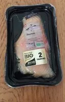 Mängden socker i 2 tr saumon fumé élevé en Irlande