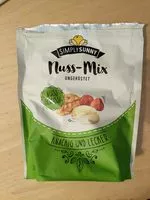 Mängden socker i Nuss-Mix ungeröstet