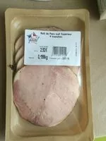 Mängden socker i Rôti de porc cuit supérieur