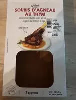 Mängden socker i Souris d'agneau au thym