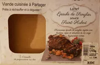 Mängden socker i Épaule de Sanglier sauce Saint-Hubert