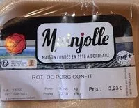 Mängden socker i Roti de porc confit