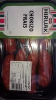 Mängden socker i Chorizo Frais