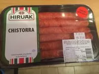 Mängden socker i Chistorra