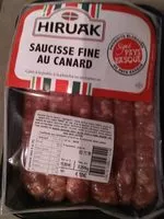 Mängden socker i Saucisse fine au canard