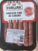 Mängden socker i Saucisse fine de canrd