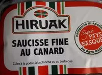 Mängden socker i Saucisse fine au canard