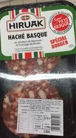 Mängden socker i Haché basque