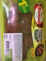 Mängden socker i Aiguillettes de veau