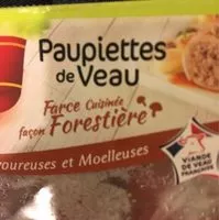 Mängden socker i Paupiette de veau facin forestiere