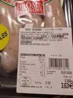 Mängden socker i Boudin blanc  aux  morilles