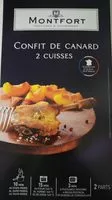 Mängden socker i Confit de canard
