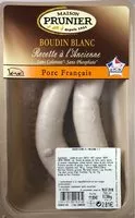 Mängden socker i Boudin blanc