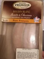 Mängden socker i Boudin blanc a l'ancienne