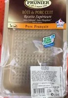 Mängden socker i Rôti de porc cuit