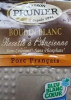 Mängden socker i Boudin blanc