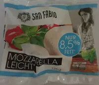 Mängden socker i Mozarella leicht
