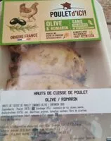 Mängden socker i Hauts de cuisse de poulet olive/romarin